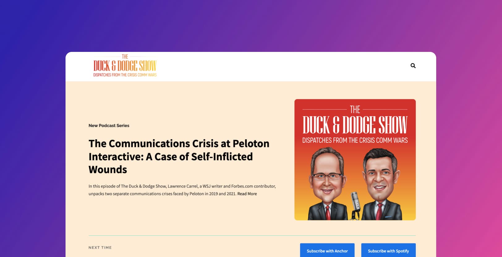 A WordPress Website for a Dynamic Podcast